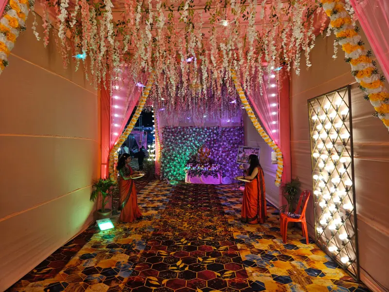 Corporate event setup