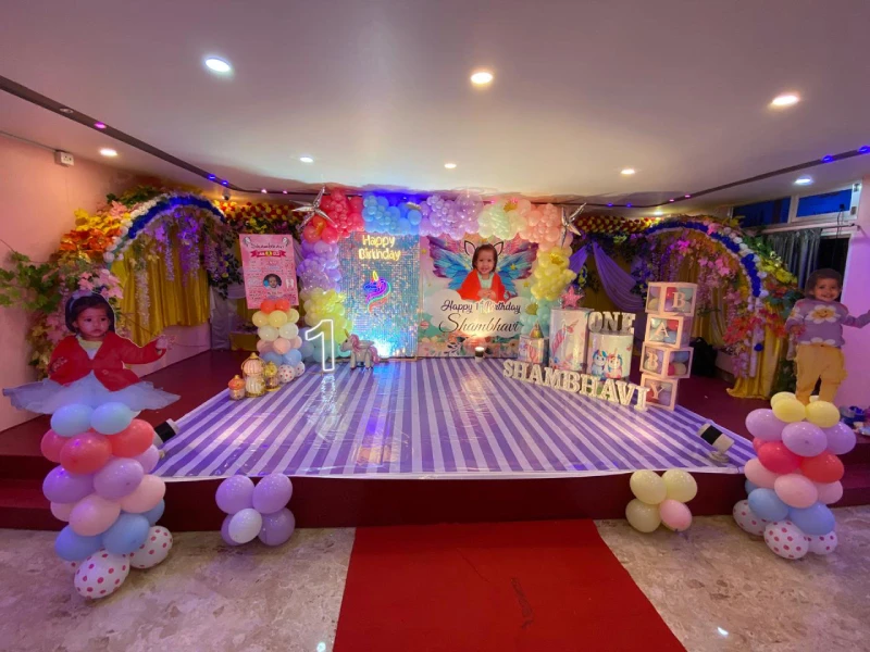 Birthday party decoration