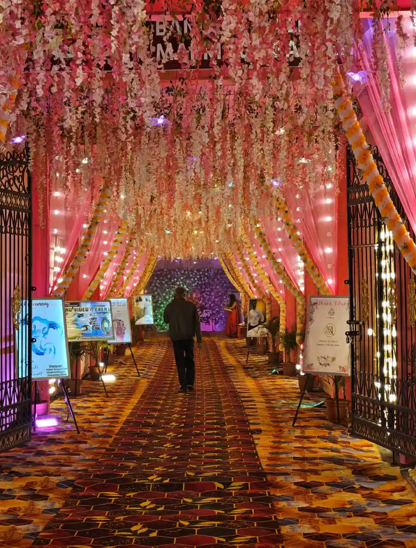 Wedding ceremony decoration